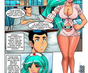 Marina Get under one\'s Glum Nurse